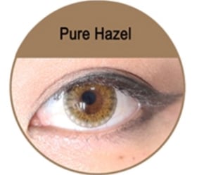 Image of “PURE HAZEL” Contact lens