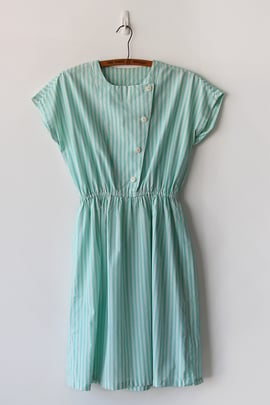 Image of SOLD Happy Stripes Button Up Dress