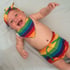 Rainbow Stripe Knotty Headband Image 3