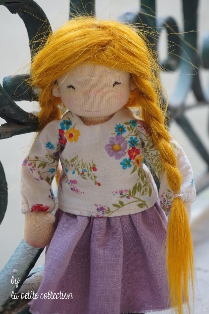 Image of ADA_TINY PETITE WALDORF DOLL