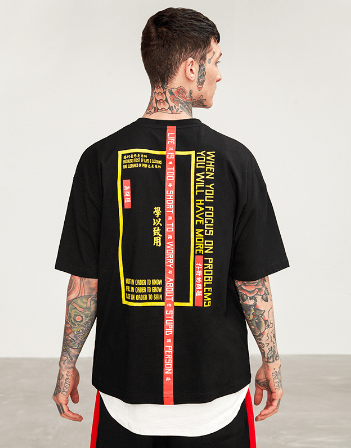 Image of "INFLATION" Oversized T-Shirt