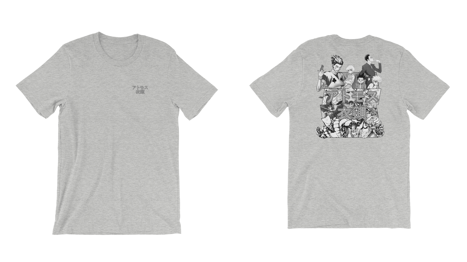Image of T-SHIRT GRIS ATMOS ANIME