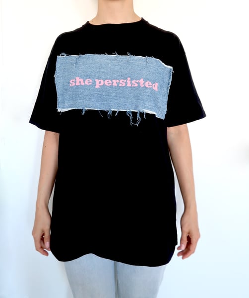 Image of She Persisted Black Tee