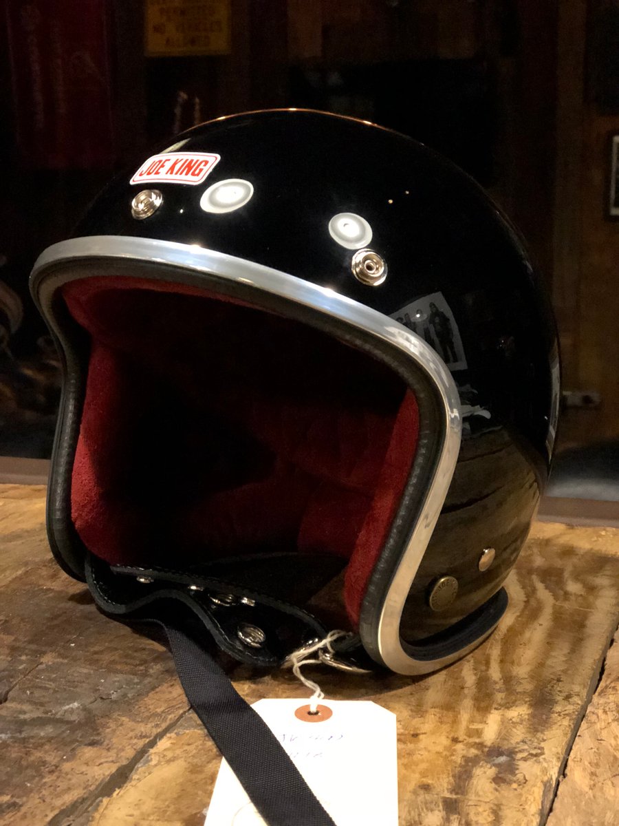 JOE KING ヘルメット JK400 Gloss Black & Tan … - メルカリ