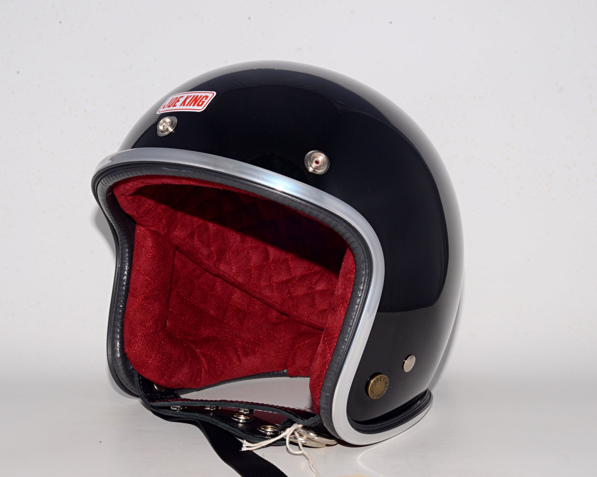 JOE KING ヘルメット JK400 Gloss Black & Tan … - メルカリ
