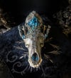 Blue Apatite - Coyote Skull