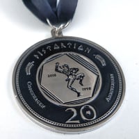 Image 3 of 20th Anniversary Silver Medallion