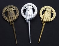 Image 1 of Game of Thrones, Hand of the King / Queen, Badge, Brooch, Cosplay, Gift for him / her Best Man