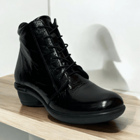 Image 2 of Roamers Olivia Black Patent