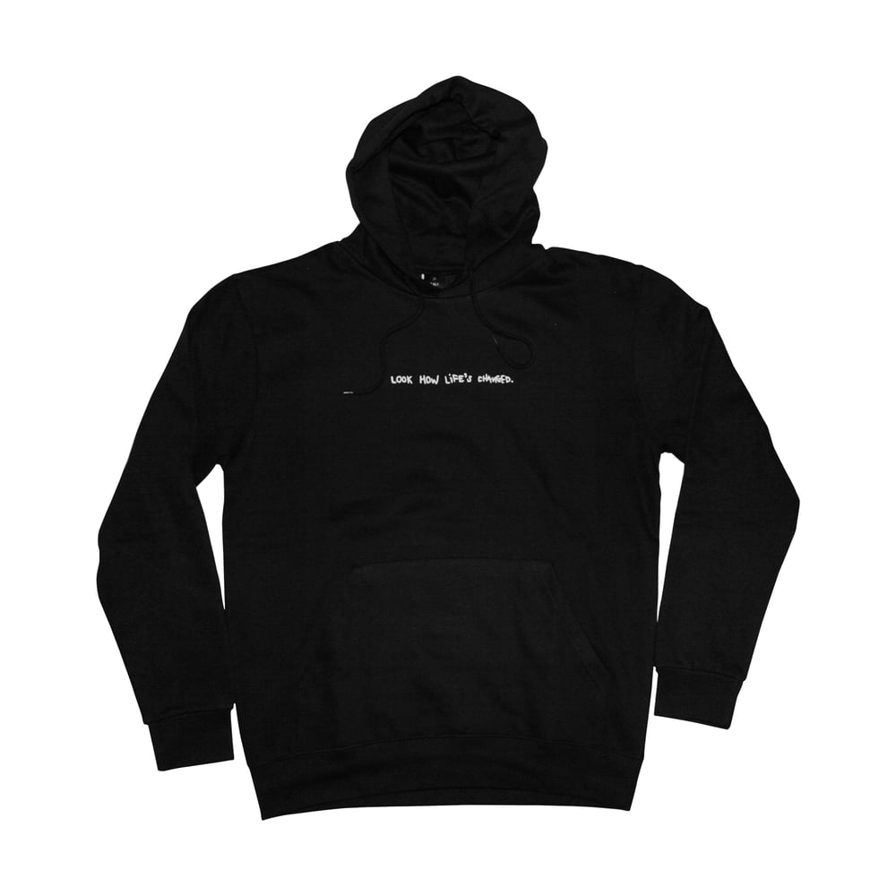 Image of HANDWRITTEN LOGO HOODIE.