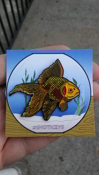 Image 1 of Goldghoti 2" enamel pin 