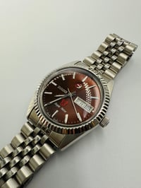 Image 7 of Rado Purple Horse Day Date Brown Dial Stainless Steel Automatic Men’s Watch