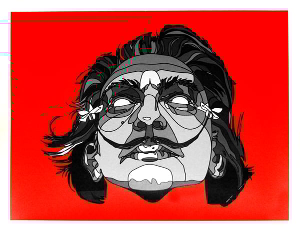 Image of David Flores // Dali // 2009 // 6 Color // 24" x 18"