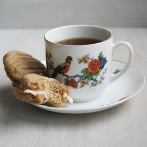 Image of Cardamom Print Sandwich Cookies - ONE DOZEN