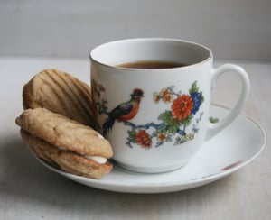 Image of Cardamom Print Sandwich Cookies - ONE DOZEN