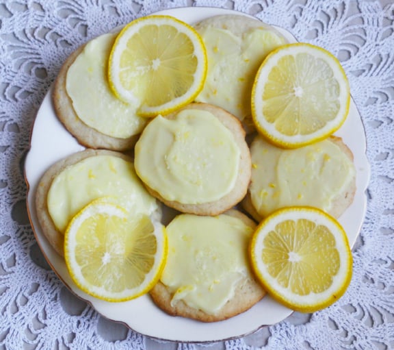 Image of Frosted Lemon Wafers - Two Dozen 