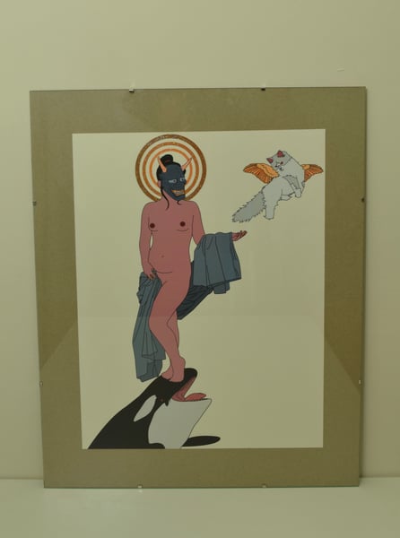 Image of Framed Venus with Child Original