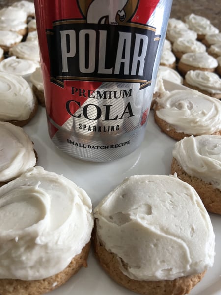 Image of Cola Cookies with a Cola Glaze - TWO DOZEN