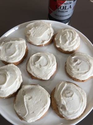 Image of Cola Cookies with a Cola Glaze - TWO DOZEN