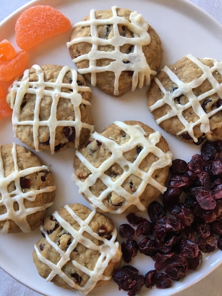 Image of Cranberry Orange Cookies- TWO DOZEN