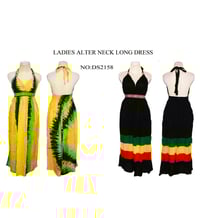 Jamaican and Rasta halter dress
