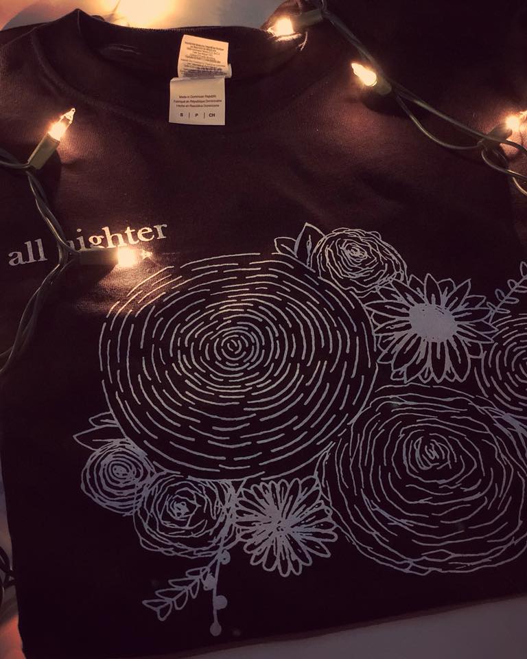 Image of Black Flower T-Shirt