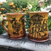 Honey bloom ceramic tankard Pre ORDER