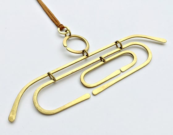 Image of Knot and Grain Necklace