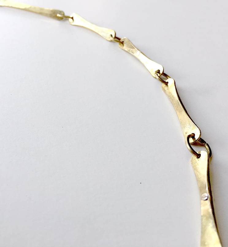 Image of Punctuated Bone Necklace