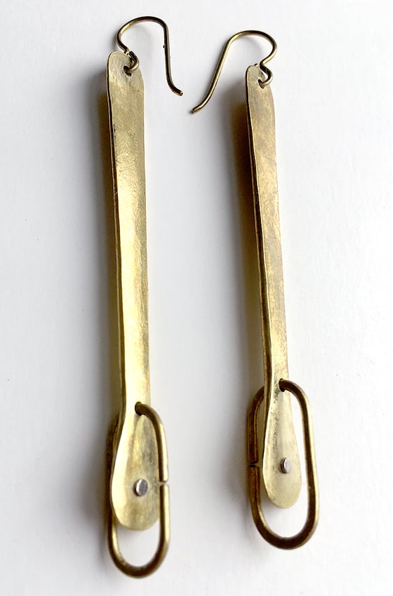 Image of Link and Eye Earrings