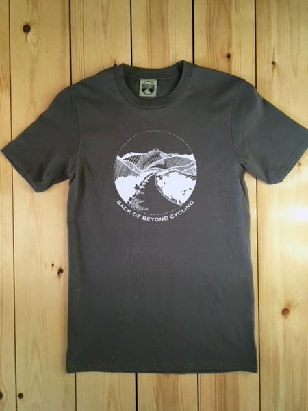 Image of Back of Beyond Cycling Logo Tee
