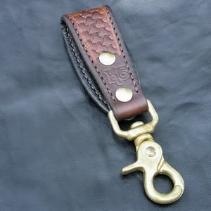 Image of "Brown/Brass" - Belt Loop Key Keeper