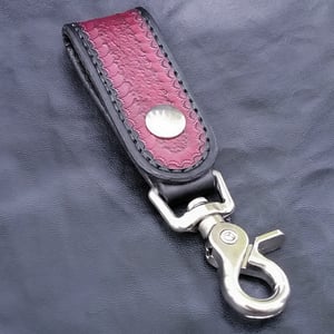 Image of "Oxblood/Black" - Belt Loop Key Keeper