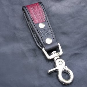 Image of "Oxblood/Black" - Belt Loop Key Keeper