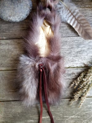 Image of Black Wolf Paw Bag