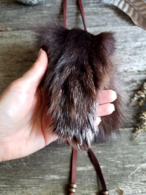 Image of Black Wolf Paw Bag