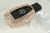 Mercedes Key Case in Rose Gold, Midnight Black, Gold and Silver/White.