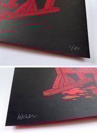 Image 3 of Death By Pizza Art Print