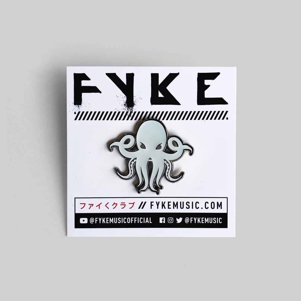 Image of Limited Edition "FYKO The Octopus" Glow in the dark Enamel Pin