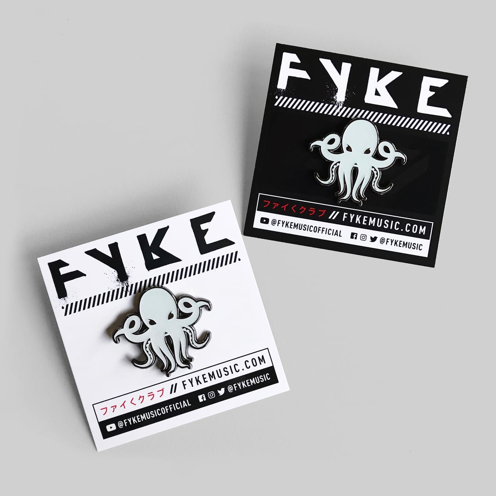 Image of Limited Edition "FYKO The Octopus" Glow in the dark Enamel Pin