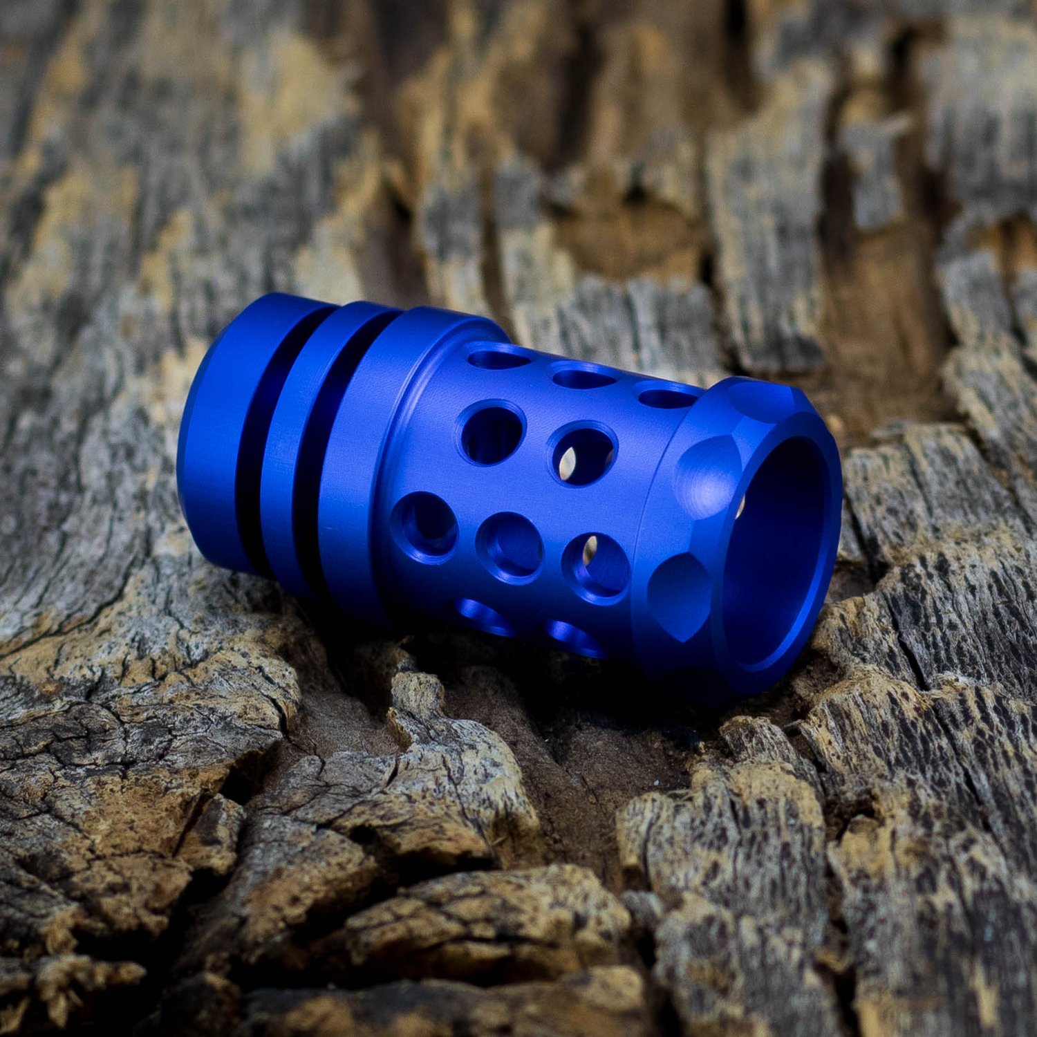 Image of Barrel Muzzle Brake Bead - Satin Blue