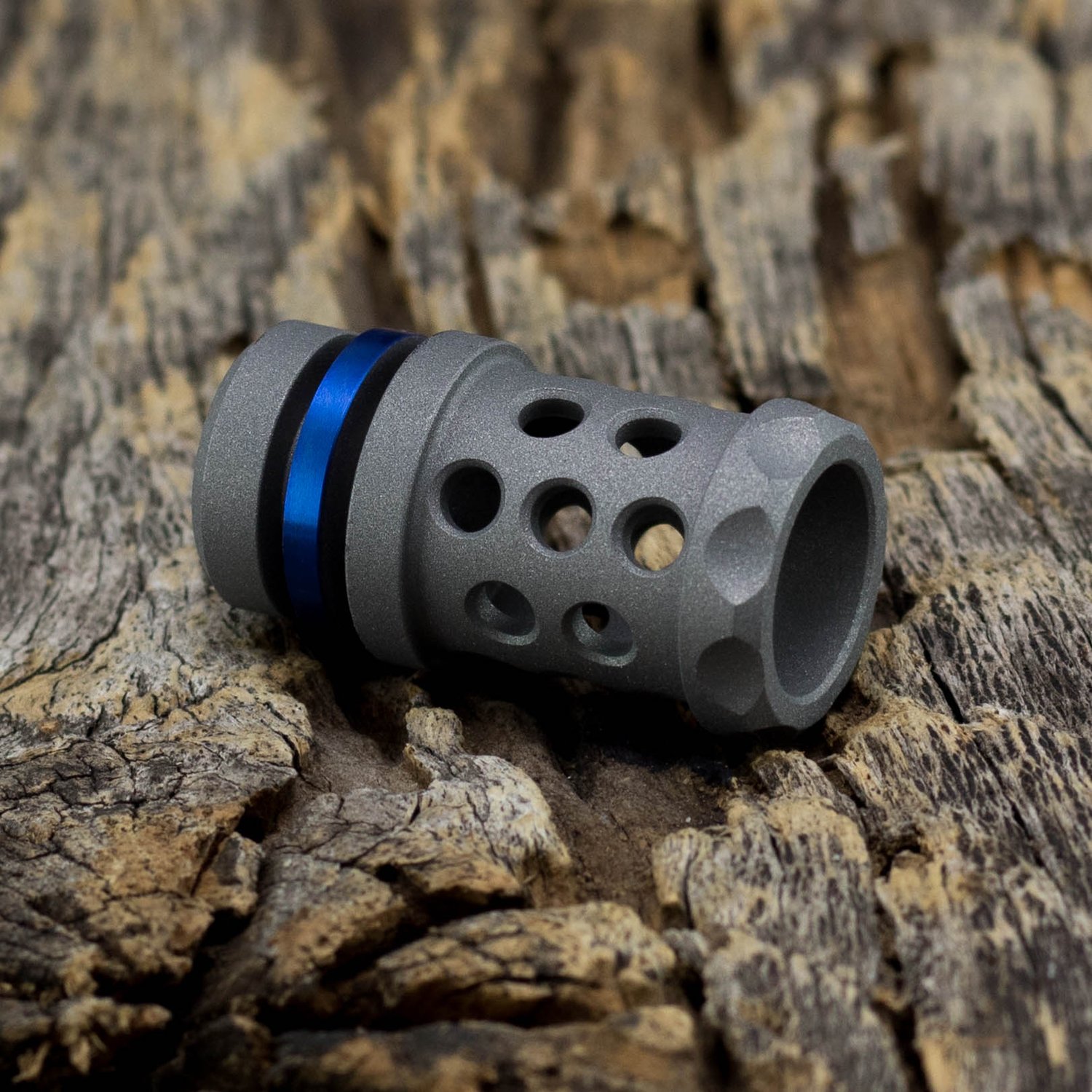 Image of Barrel Muzzle Brake Bead - Thin Blue Line