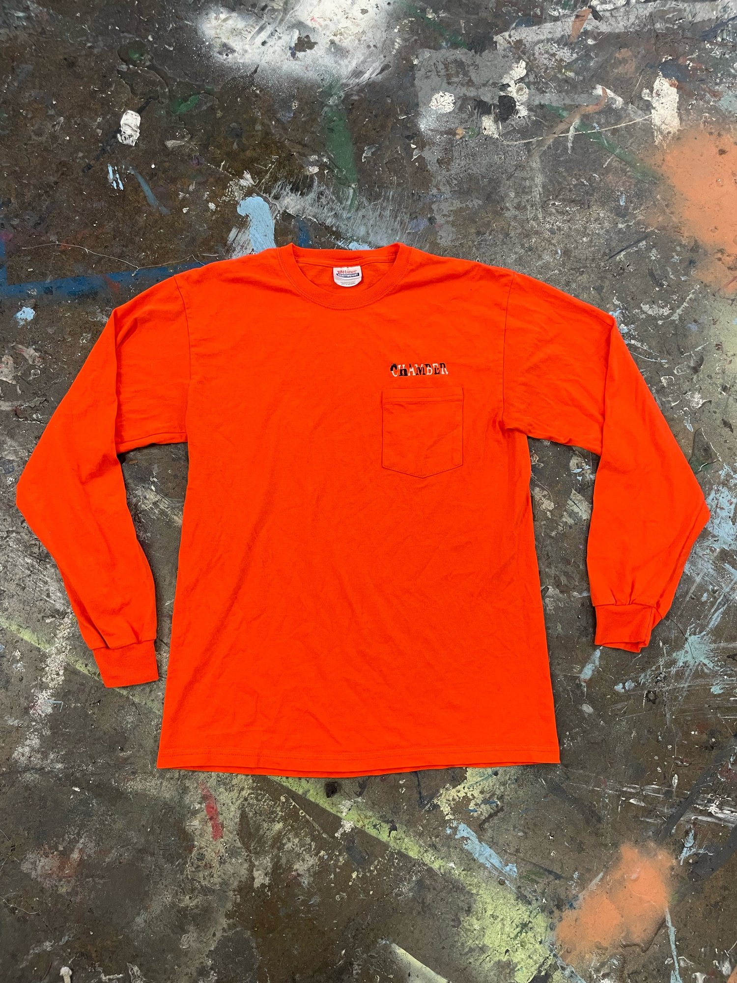 Image of Race Day longsleeve Hanes heavyweight 