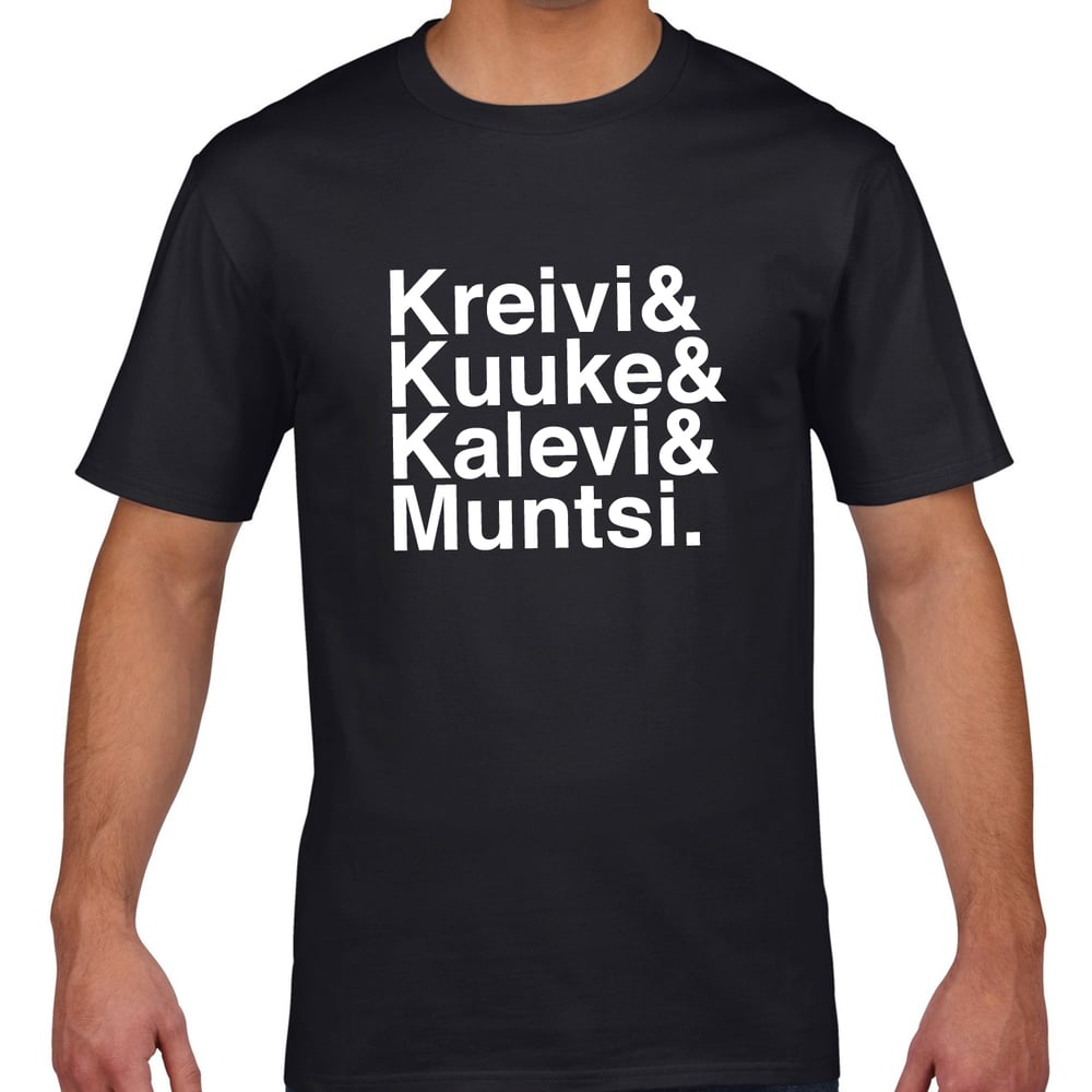Image of Kreivi & Kuuke & Kalevi & Muntsi. t-paita