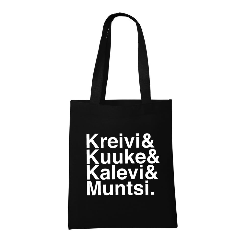 Image of Kreivi & Kuuke & Kalevi & Muntsi. kangaskassi