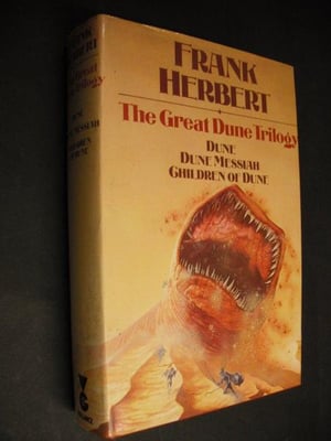 Image of The Great Dune Trilogy A4 print