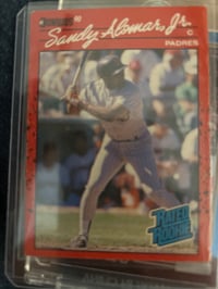 Image 1 of sandy alomar jr rookie card