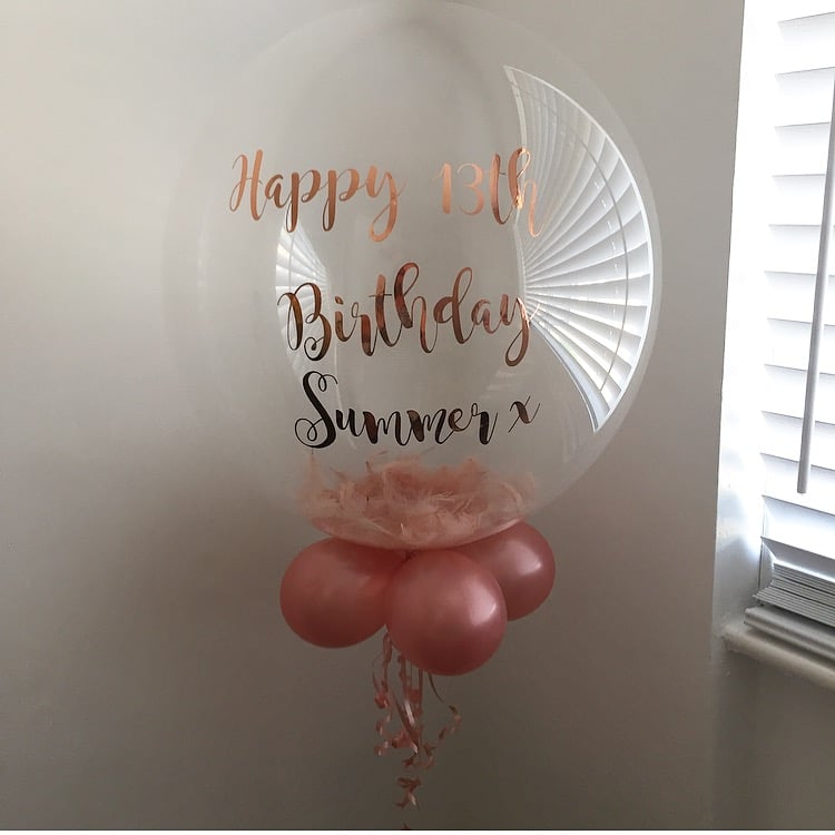 Image of Personalised bubbles