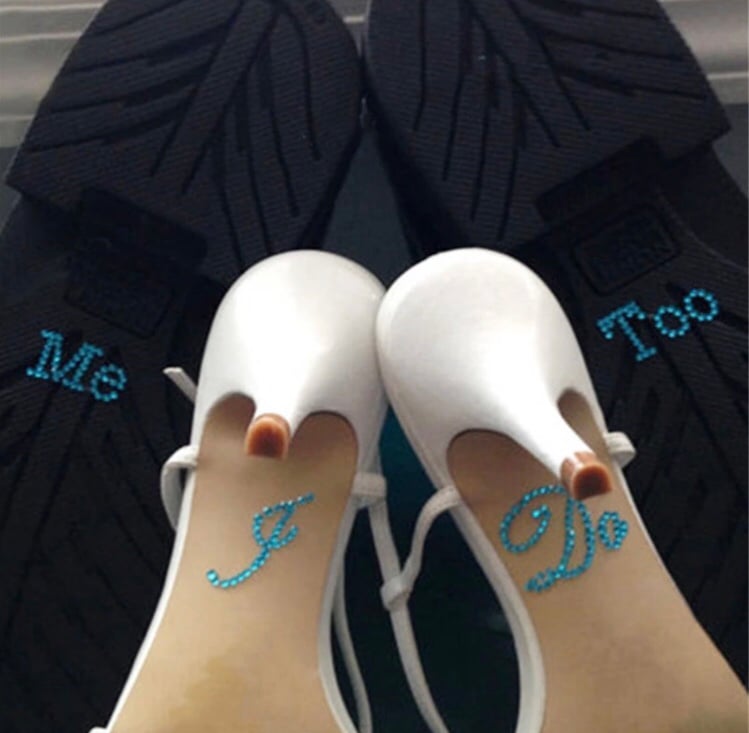 Image of “I Do" & “Me Too" Shoes Stickers