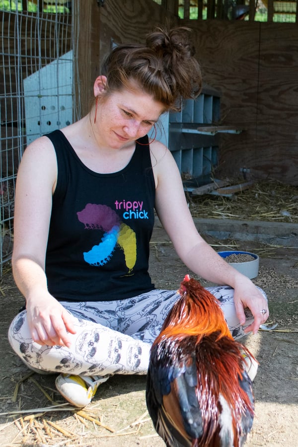 Image of Unisex "Trippy Chick" Tank